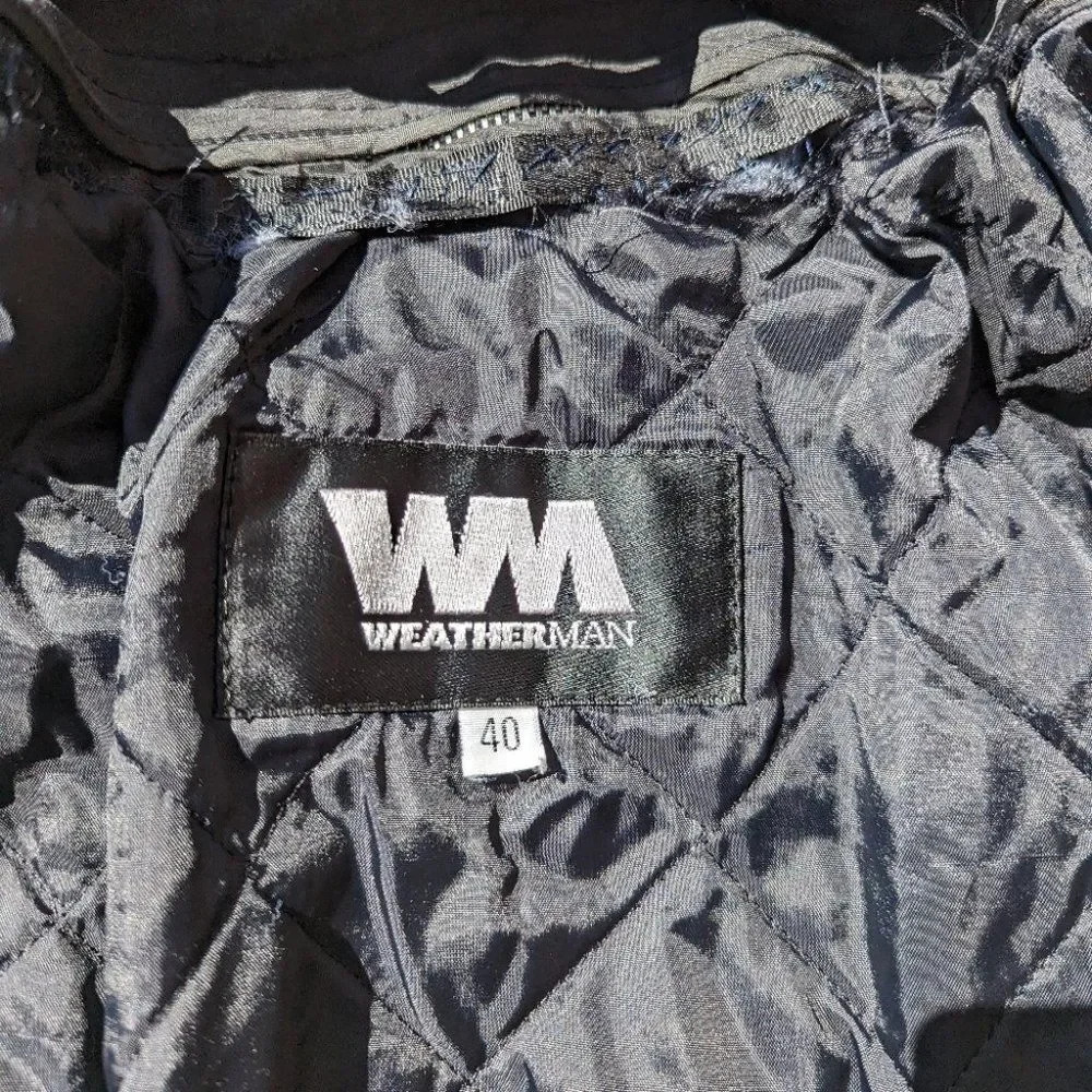 Vintage Mens Green Weatherman Jacket with  Zip Out Layer - Size 40 - Picture 7 of 11